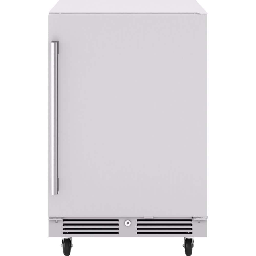 Presrv 24-Inch Stainless Steel Outdoor Beverage Refrigerator