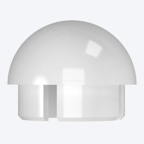 Formufit 1-1/4 in. Furniture Grade PVC Internal Ball Cap in White