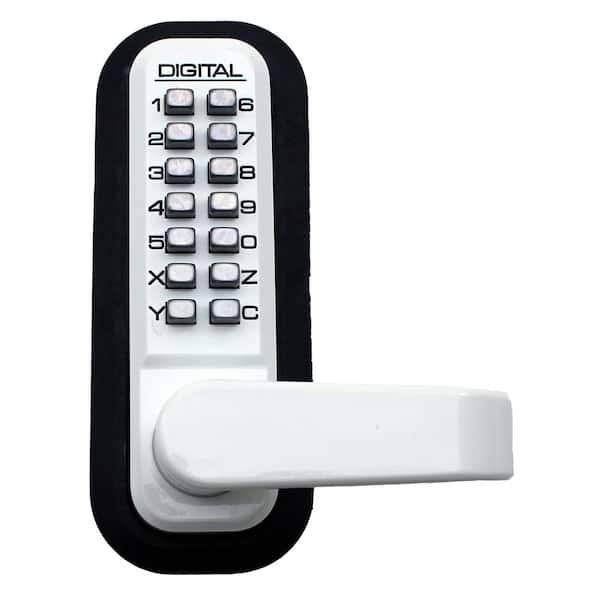 Unbranded White Keyless Mechanical Passage Door Handle Lock Handle set