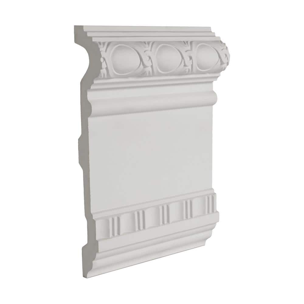 White Decorative Polyurethane Panel Molding Sample