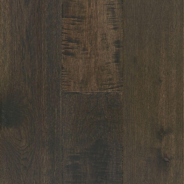 Bruce Time Honored Pewter Hickory 3/8 in. T x 7.3 in. W T+G Hand Scraped Engineered Hardwood Flooring (32.6 sq.ft./ctn)