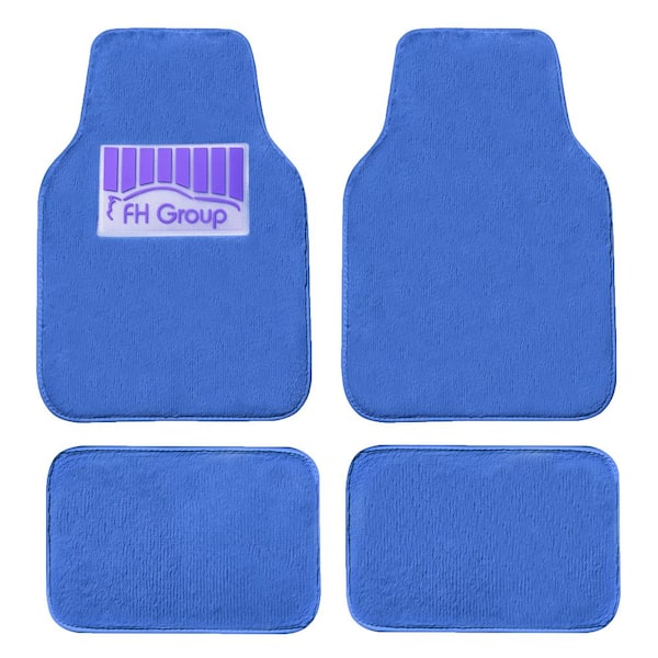 Doe16 Faux Rabbit Fur Non-Slip Floor Mats - Full Set