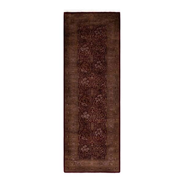 Chloe & Olivia Home Overdyed Red 2 ft. 7 in. x 7 ft. 9 in. Wool Indoor Area Rug