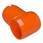 1 in. Furniture Grade PVC Slip Sling Tee in Orange (4-Pack)
