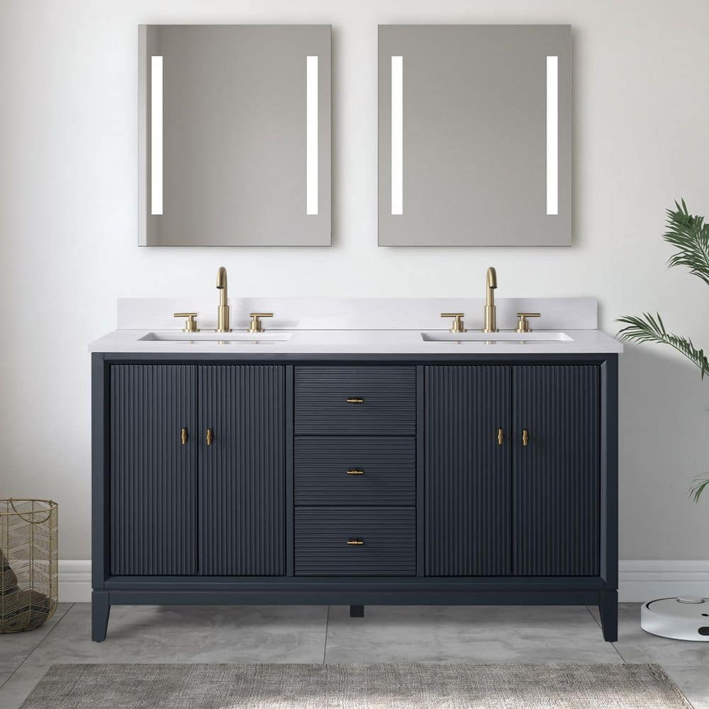 ●Twenty Two Have a question about Vanity Art 60 in. W x 34 in. H Double