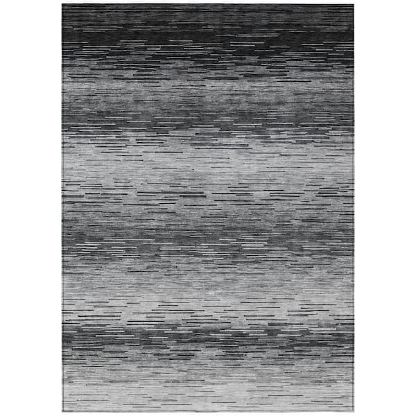 Chantille Machine Washable Indoor/Outdoor Abstract ACN2886 Gray 10 ft. x 14 ft. Area Rug