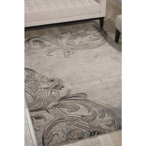 Maxell Graphite 8 ft. x 11 ft. Persian Modern Area Rug