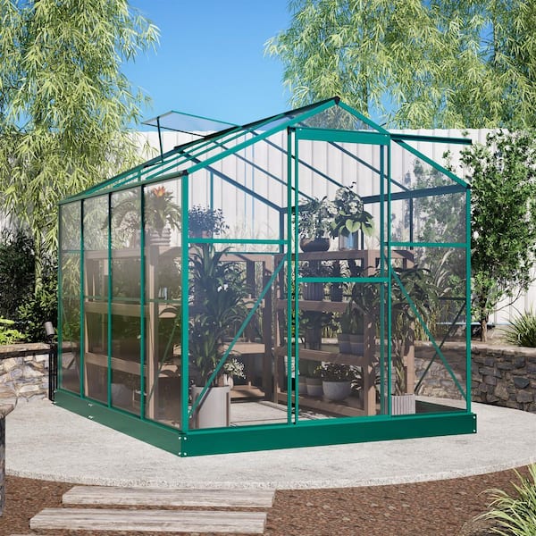 ビニールハウス LATTOY 10ft. W x 16 ft. D Polycarbonate Greenhouse For Outdoors