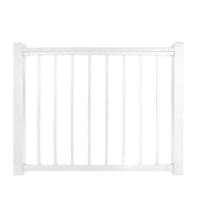 Allure Preassembled Aluminum 36 in. Gate in White