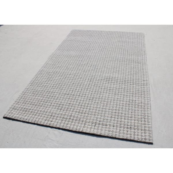 Bernini 2' x 3' Aqua-Terra Indoor Outdoor DirtTrapping Mat ,IronBorder/Grey