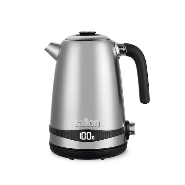 Salton 7 Cup Stainless Steel Variable Temperature Digital Kettle JK2038 ...