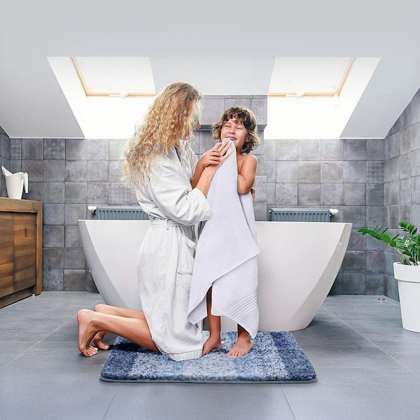 SKYSHALO Bathroom Rugs 30 in. x 20 in. Bath Mat Absorbent Soft