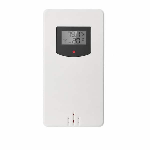 Wireless Indoor Outdoor Thermometer Display with Remote Sensor Humidity Temperature Monitor for Home Weather