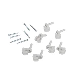 Fixed Mount Drywall Back Wall Clips (7-Pack)