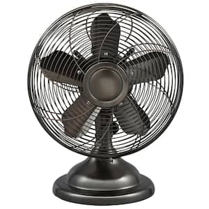 12 in. Oscillating Antique Personal Table Fan