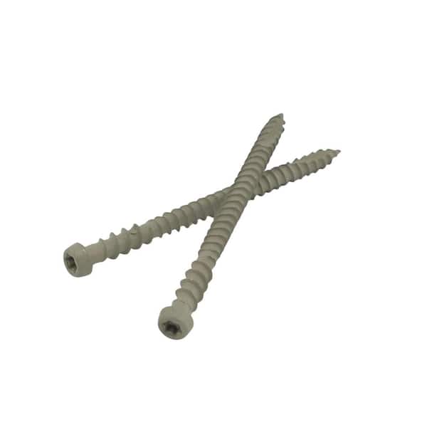 10 x 2-3/4 in. Star Trim Head Epoxy Coated Steel Composite Deck Screws (375-Pieces)