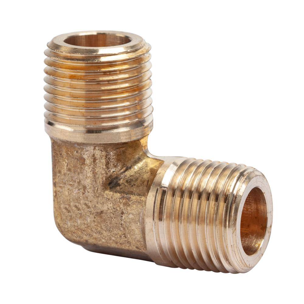 3/8 in. MIP Brass Pipe 90° Elbow Fitting (5-Pack) price history on PriceWatchPro
