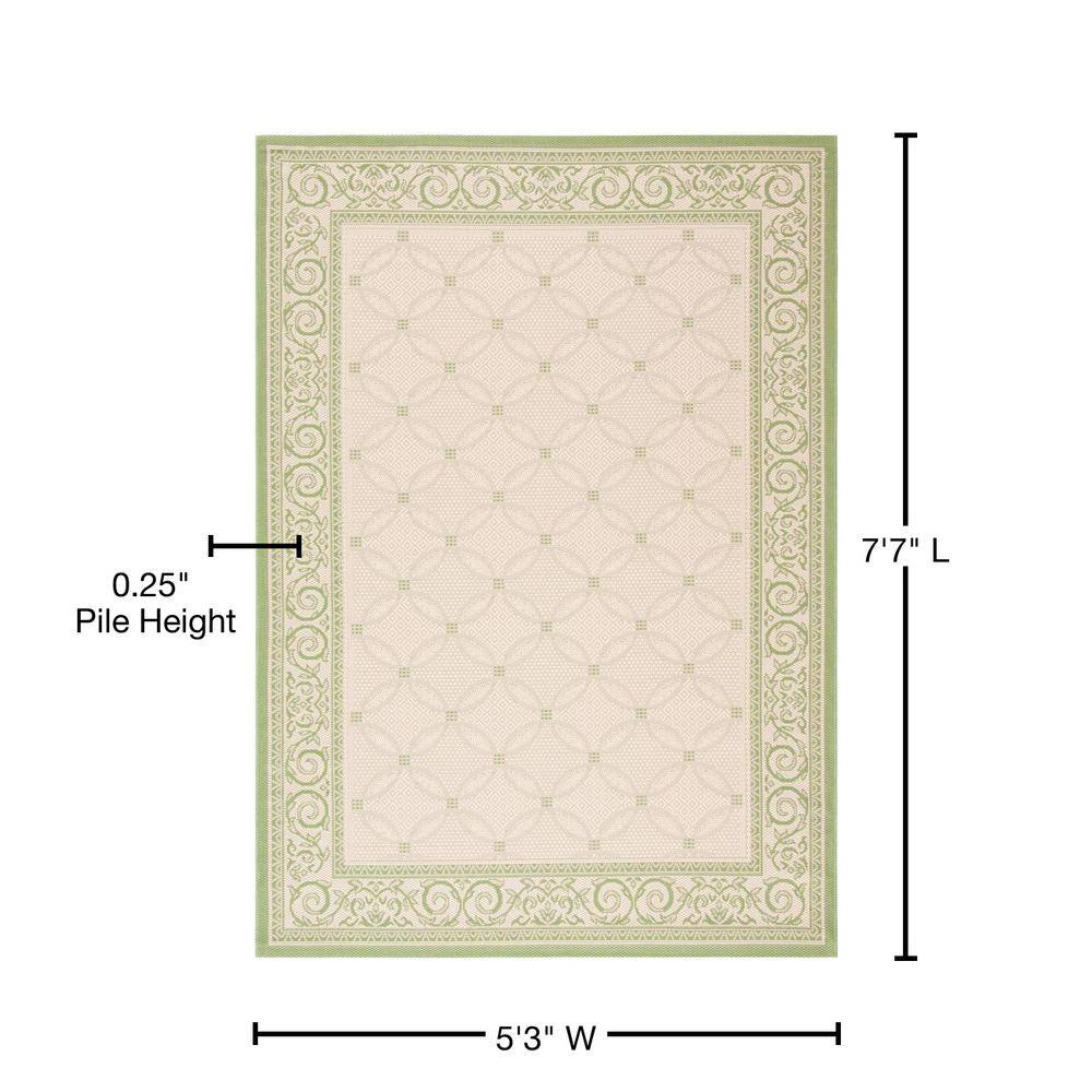 Rectangular Black Flat Woven Synthetic Indoor/Outdoor Rug