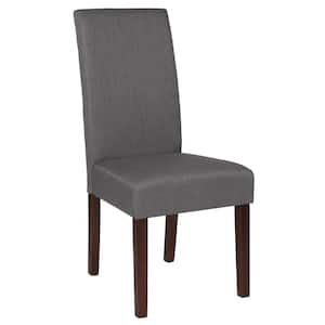 Light Gray Fabric Fabric Dining Chair