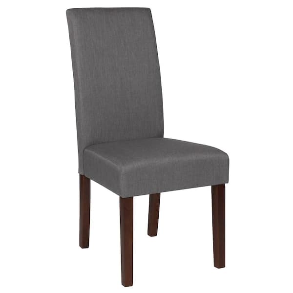 Carnegy Avenue Light Gray Fabric Fabric Dining Chair