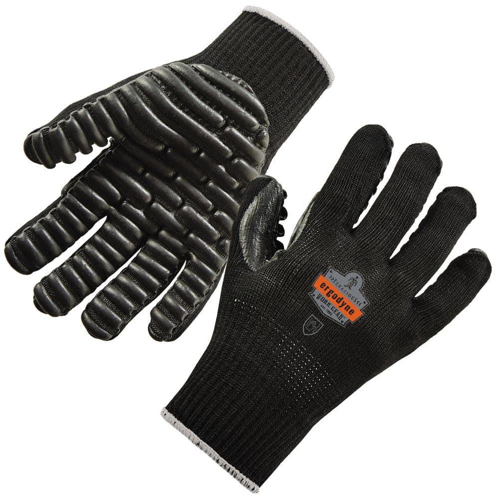 3 Pairs Superior Anti-Vibration Protection Work Glove Vibrastop Goatskin 