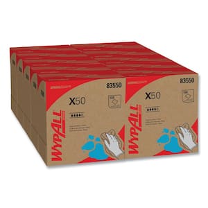 X50 Cloths, POP-UP Box, 9.1 in. x 12.5 in., White, 168/Box, 10 Boxes/Carton