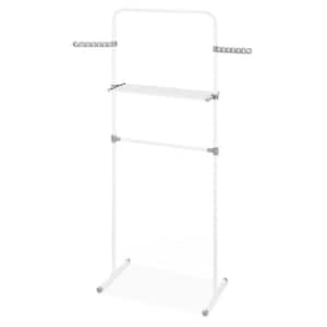 30.50 in. W x 76 in. H Steel Laundry Storage with Drying Rack