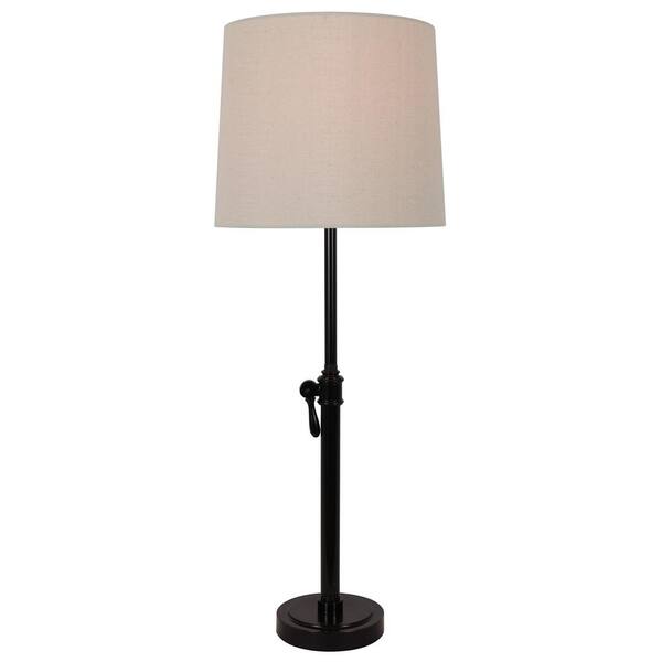 Decor Therapy Inez 32 In Bronze Table, How To Earth A Table Lamp Shaded