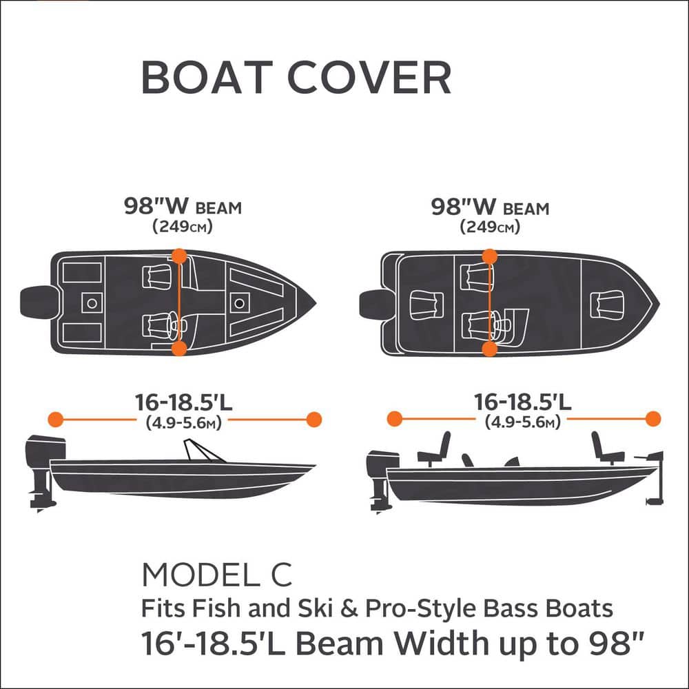 Blue Polyester Trailerable Boat Cover with Elastic Bottom