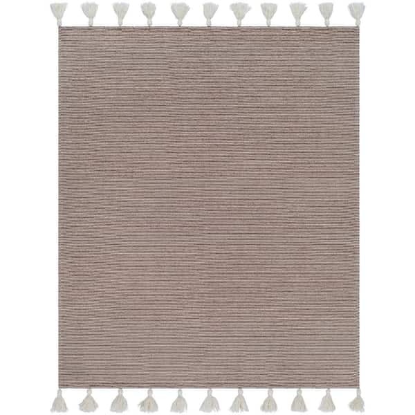 Livabliss Becki Owens Dark Brown Cotton Throw Blanket