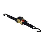 Reese Carry Power 9425500 Black 6 Retractable Ratchet Tie Down 2 Piece Reese Carry Power 9425500 Black 6 Retractable Ratchet Tie Down 2 Piece