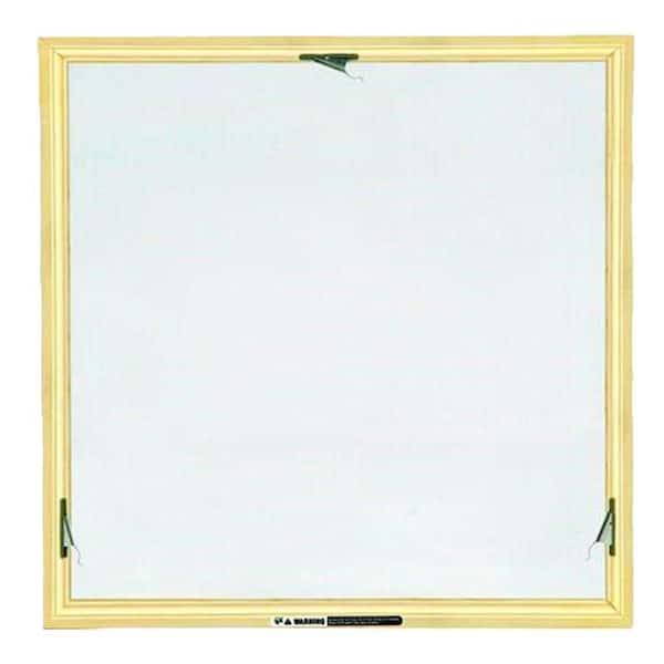 44 in. x 20-5/32 in. 400 Series Pine Wood Awning TruScene Window Screen