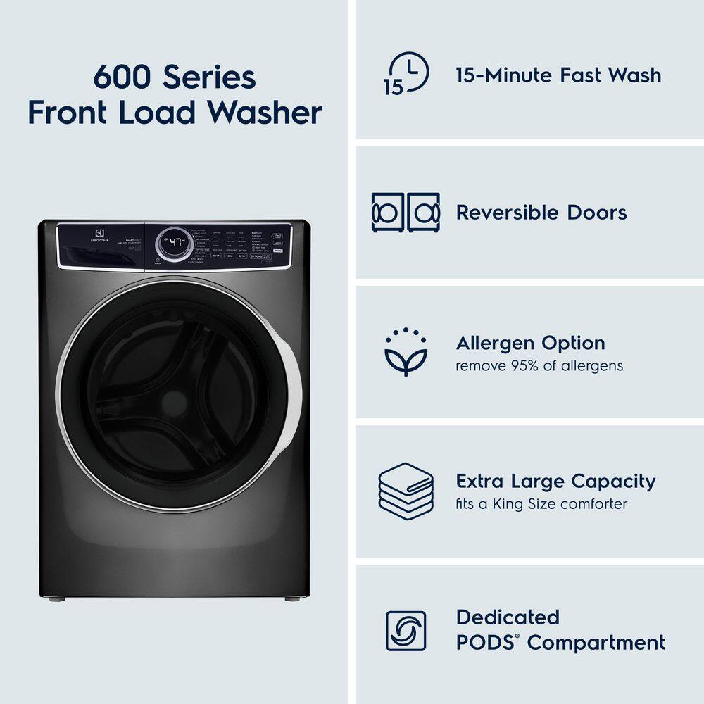 Titanium 4.5 Cu. Ft. Front Load Washer with Steam and SmartBoost