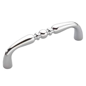 Conquest Collection 3 in. (76 mm) Chrome Cabinet Door and Drawer Pull (25-Pack)