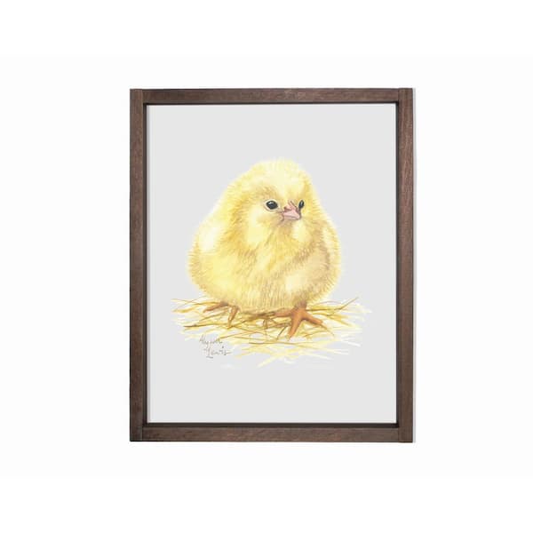 Unbranded Barnyard Littles Chick Farmhouse Decorative Sign 13 in. x 19 in.