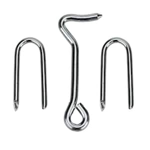 Everbilt 212 Zinc Plated Threaded Eye Hook (100-Pack) 803252 - The Home  Depot