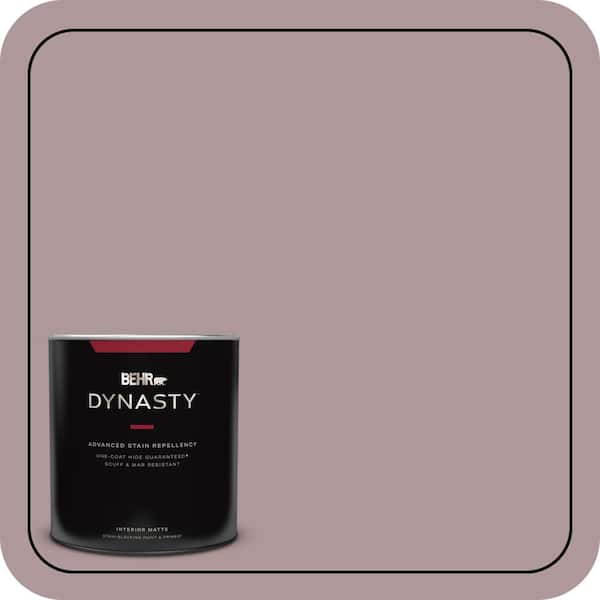 BEHR DYNASTY 1 qt. #110F-4 Heirloom Orchid Matte Interior Stain-Blocking Paint and Primer