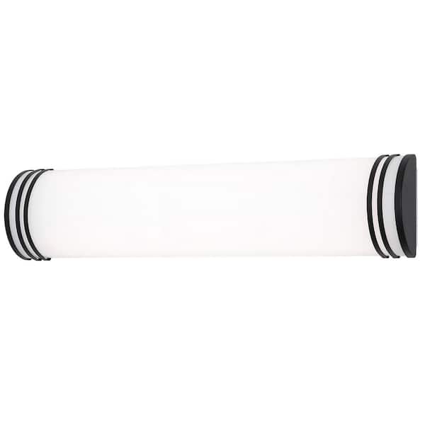 AFX Palmer 3.5 in. 1-Light Black LED Vanity Light
