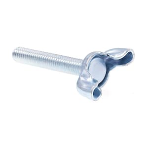 Everbilt 1/4 in. - 20 x 1-1/2 in. Zinc-Plated Stamped Steel Wing Screw  806908 - The Home Depot