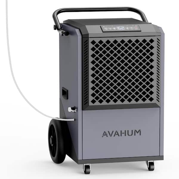 305 pt. 9000 sq. ft. Bucketless Commercial Dehumidifier in Black with Pump and Drain Hose for Industrial Spaces