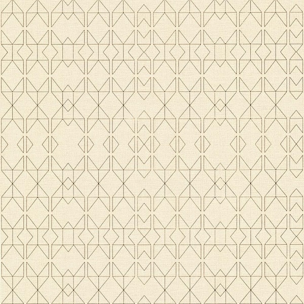 A-Street Prints Paititi Gold Diamond Trellis Non Woven Paper Non-Pasted Metallic Wallpaper