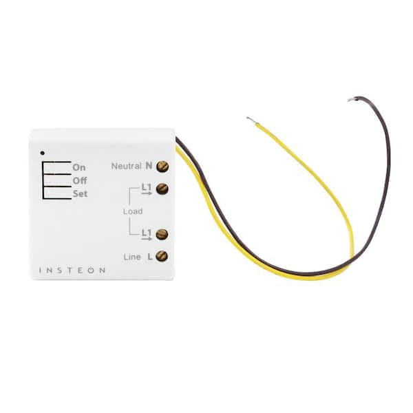 Insteon 2000-Watt Micro On/Off Module - White