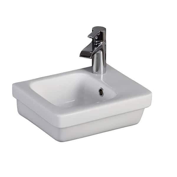 Barclay Products Resort 360 14-1/4 in. Wall Hung Basin in White