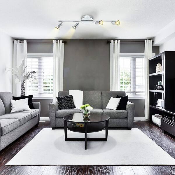 thumbnail image 2 of Eglo Lighting Four Track Light - Modern Chrome Finish Contemporary Design 2 of 12
