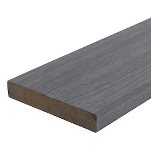 UltraShield Naturale Cortes 1 in. x 6 in. x 8 ft. Westminster Gray Solid Composite Decking Board