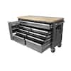 Husky 61 in. W Mobile Workbench Tool Chest - Silver