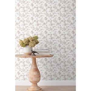 Garrett Taupe Non-Pasted Wallpaper Roll (covers approx. 52 sq. ft.)