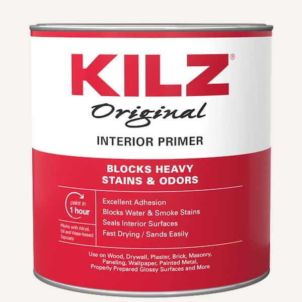 KILZ Original 1 qt. White Oil-Based Interior Primer, Sealer, and Stain Blocker