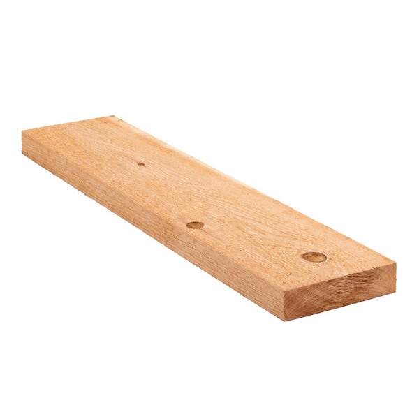 2 in. x 8 in. x 8 ft. Rough Green Western Red Cedar Dimensional Lumber