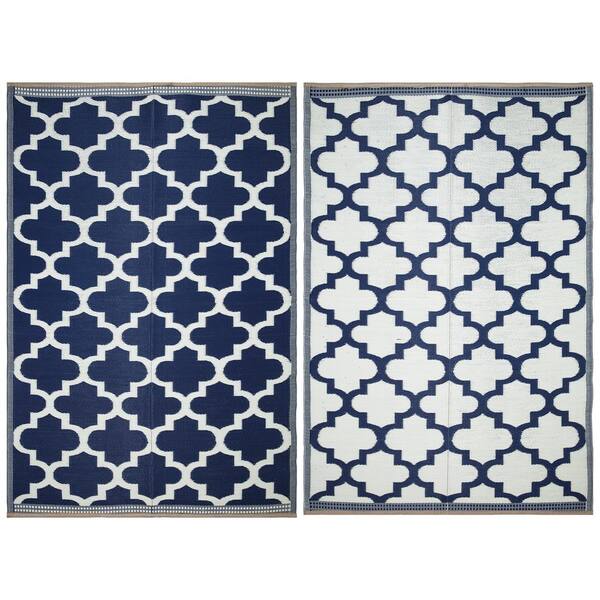 Beverly Rug Moroccan Trellis Outdoor Rug Waterproof for Patio, RV